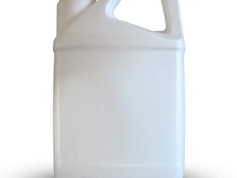 Contenedor 5 litros de 5.0 a 5.5 L en polietileno de alta densidad, fabricado por Plasticsa en Guatemala